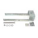Snug Cottage [4200-0352] Steel Heavy Duty Exterior Gate Latch - Throw Over Loop - Hot Dipped Galvanized Finish - 3 1/2&quot; W
