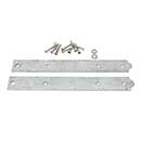 Snug Cottage [8293-122] Steel Faux Gate Strap Hinge Front - Hot Dipped Galvanized Finish - 12&quot; L - Pair