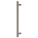 Top Knobs [M2462] Plated Steel Appliance/Door Pull Handle - Hopewell Series - Ash Gray Finish - 12&quot; C/C - 14 1/4&quot; L