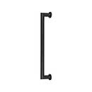 Top Knobs [TK3157BLK] Die Cast Zinc Appliance/Door Pull Handle - Morris Series - Flat Black Finish - 12" C/C - 13 3/16" L