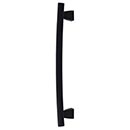 Top Knobs [TK7BLK] Die Cast Zinc Appliance/Door Pull Handle - Arched Series - Flat Black Finish - 12&quot; C/C - 14 7/8&quot; L