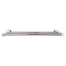 Top Knobs [HOP9PN] Die Cast Zinc Double Towel Bar - Hopewell Series - Polished Nickel Finish - 24" C/C - 25 1/2" L