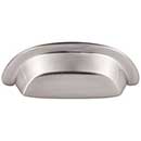 Top Knobs [M2002] Solid Bronze Cabinet Cup Pull - Dakota Cup Series - Brushed Satin Nickel Finish - 3" C/C - 4 3/8" L