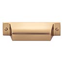Top Knobs [TK772HB] Die Cast Zinc Cabinet Cup Pull - Channing Series - Honey Bronze Finish - 2 3/4" C/C - 4 1/4" L