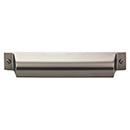 Top Knobs [TK774AG] Die Cast Zinc Cabinet Cup Pull - Channing Series - Ash Gray Finish - 5&quot; C/C - 6 1/2&quot; L