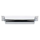 Top Knobs [TK774PC] Die Cast Zinc Cabinet Cup Pull - Channing Series - Polished Chrome Finish - 5" C/C - 6 1/2" L