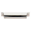 Top Knobs [TK774PN] Die Cast Zinc Cabinet Cup Pull - Channing Series - Polished Nickel Finish - 5&quot; C/C - 6 1/2&quot; L