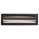 Top Knobs [TK938AG] Die Cast Zinc Cabinet Cup Pull - Hollin Series - Ash Gray Finish - 5 1/16" C/C - 6 1/8" L