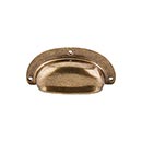 Top Knobs [M212] Solid Brass Cabinet Cup Pull - Mayfair Series - German Bronze Finish - 3 Hole - 3 3/4&quot; L