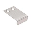 Top Knobs [TK101BSN] Steel Cabinet Edge Pull - Tab Series - Brushed Satin Nickel Finish - 7/16&quot; C/C - 1&quot; L