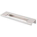 Top Knobs [TK521PN] Die Cast Zinc Cabinet Edge Pull - Cut Out Tab Series - Polished Nickel Finish - 5&quot; C/C - 6&quot; L