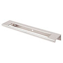 Top Knobs [TK522PN] Die Cast Zinc Cabinet Edge Pull - Cut Out Tab Series - Polished Nickel Finish - 6&quot; C/C - 8&quot; L