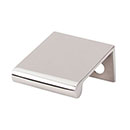 Top Knobs [TK500PN] Die Cast Zinc Cabinet Edge Pull - Tab Series - Polished Nickel Finish - 5/8" C/C - 1 1/4" L