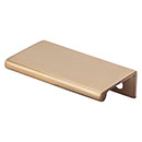 Top Knobs [TK501HB] Die Cast Zinc Cabinet Edge Pull - Tab Series - Honey Bronze Finish - 2" C/C - 3" L