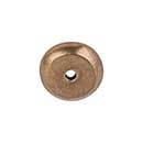 Top Knobs [M1456] Solid Bronze Cabinet Knob Backplate - Aspen Series - Light Bronze Finish - 7/8" Dia.