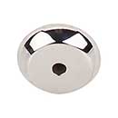 Top Knobs [M2025] Solid Bronze Cabinet Knob Backplate - Aspen II Series - Polished Nickel Finish - 7/8" Dia.