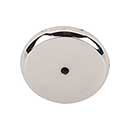 Top Knobs [M2031] Solid Bronze Cabinet Knob Backplate - Aspen II Series - Polished Nickel Finish -1 3/4&quot; Dia.