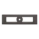 Top Knobs [TK922AG] Die Cast Zinc Cabinet Knob Backplate - Hollin Series - Ash Gray Finish - 4 9/32&quot; L