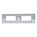 Top Knobs [TK922PC] Die Cast Zinc Cabinet Knob Backplate - Hollin Series - Polished Chrome Finish - 4 9/32&quot; L