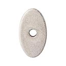 Top Knobs [TK58PTA] Die Cast Zinc Cabinet Knob Backplate - Oval Series - Pewter Antique Finish - 1 1/4&quot; L