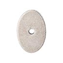 Top Knobs [TK60PTA] Die Cast Zinc Cabinet Knob Backplate - Oval Series - Pewter Antique Finish - 1 1/2&quot; L