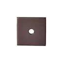 Top Knobs [TK94ORB] Steel Cabinet Knob Backplate - Square Series - Oil Rubbed Bronze Finish - 1" Sq.