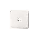 Top Knobs [TK94PN] Steel Cabinet Knob Backplate - Square Series - Polished Nickel Finish - 1&quot; Sq.