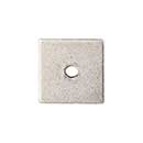 Top Knobs [TK94PTA] Steel Cabinet Knob Backplate - Square Series - Pewter Antique Finish - 1" Sq.