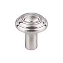 Top Knobs [M2032] Solid Bronze Cabinet Knob - Button Series - Brushed Satin Nickel Finish - 1 1/4" Dia.