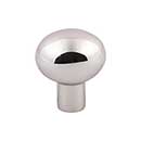 Top Knobs [M2067] Solid Bronze Cabinet Knob - Egg Series - Polished Nickel Finish - 1 3/16&quot; Dia.