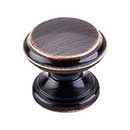 Top Knobs [M1591] Die Cast Zinc Cabinet Knob - Flat Top Series - Tuscan Bronze Finish - 1 3/8&quot; Dia.