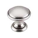 Top Knobs [M1226] Die Cast Zinc Cabinet Knob - Rounded Series - Pewter Antique Finish - 1 1/4" Dia.