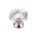 Top Knobs [M292] Die Cast Zinc Cabinet Knob - Button Faced Series - Brushed Satin Nickel Finish - 1 1/4" Dia.
