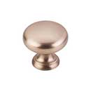 Top Knobs [M1603] Die Cast Zinc Cabinet Knob - Mushroom Series - Brushed Bronze Finish - 1 1/4" Dia.