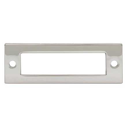 Top Knobs [TK923PN] Die Cast Zinc Cabinet Pull Backplate - Hollin Series - Polished Nickel Finish - 3&quot; C/C - 3 1/2&quot; L