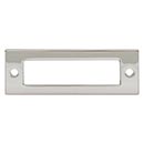 Top Knobs [TK923PN] Die Cast Zinc Cabinet Pull Backplate - Hollin Series - Polished Nickel Finish - 3&quot; C/C - 3 1/2&quot; L