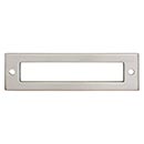 Top Knobs [TK924BSN] Die Cast Zinc Cabinet Pull Backplate - Hollin Series - Brushed Satin Nickel Finish - 3 3/4&quot; C/C - 4 9/32&quot; L