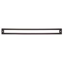 Top Knobs [TK929AG] Die Cast Zinc Cabinet Pull Backplate - Hollin Series - Ash Gray Finish - 12&quot; C/C - 12 1/2&quot; L