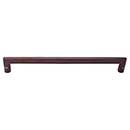 Top Knobs [M1378] Solid Bronze Cabinet Pull Handle - Flat Sided Pull Series - Oversized - Mahogany Bronze Finish - 12&quot; C/C - 12 3/4&quot; L