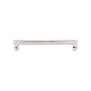 Top Knobs [M1980] Solid Bronze Cabinet Pull Handle - Flat Sided Pull Series - Oversized - Polished Nickel Finish - 9" C/C - 9 3/4" L