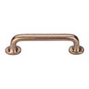 Top Knobs [M1386] Solid Bronze Cabinet Pull Handle - Rounded Pull Series - Standard Size - Light Bronze Finish - 4" C/C - 5" L