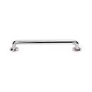 Top Knobs [M1995] Solid Bronze Cabinet Pull Handle - Rounded Pull Series - Oversized - Polished Nickel Finish - 9" C/C - 10 1/4" L