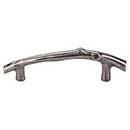Top Knobs [M1345] Solid Bronze Cabinet Pull Handle - Twig Pull Series - Oversized - Silicon Bronze Light Finish - 5&quot; C/C - 7 5/16&quot; L