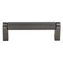 Top Knobs [M2615] Plated Steel Cabinet Bar Pull Handle - Amwell Series - Standard Size - Ash Gray Finish - 3 3/4&quot; C/C - 4 3/8&quot; L