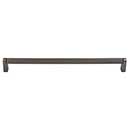 Top Knobs [M2619] Plated Steel Cabinet Bar Pull Handle - Amwell Series - Oversized - Ash Gray Finish - 11 11/32" C/C - 11 11/16" L