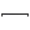 Top Knobs [M2634] Plated Steel Cabinet Bar Pull Handle - Amwell Series - Oversized - Flat Black Finish - 15&quot; C/C - 15 3/8&quot; L