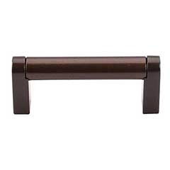 Top Knobs [M1029] Plated Steel Cabinet Bar Pull Handle - Pennington Series - Standard Size - Oil Rubbed Bronze Finish - 3&quot; C/C - 3 3/8&quot; L