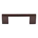 Top Knobs [M1069] Plated Steel Cabinet Bar Pull Handle - Princetonian Series - Standard Size - Oil Rubbed Bronze Finish - 3 3/4&quot; C/C - 4 9/16&quot; L