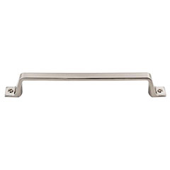 Top Knobs [TK745BSN] Die Cast Zinc Cabinet Pull Handle - Channing Series - Oversized - Brushed Satin Nickel Finish - 6 5/16&quot; C/C - 7 5/8&quot; L