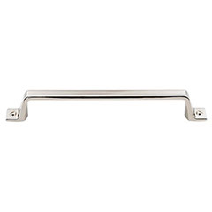 Top Knobs [TK745PN] Die Cast Zinc Cabinet Pull Handle - Channing Series - Oversized - Polished Nickel Finish - 6 5/16&quot; C/C - 7 5/8&quot; L
